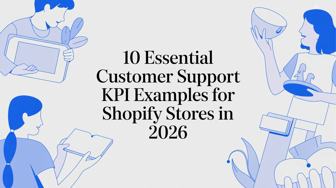 10 Essential Customer Support KPI Examples for Shopify Stores in 2026