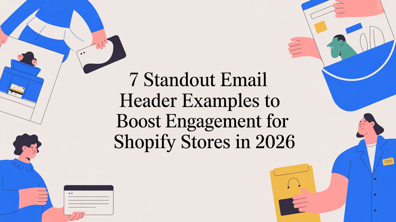 7 Standout Email Header Examples to Boost Engagement for Shopify Stores in 2026