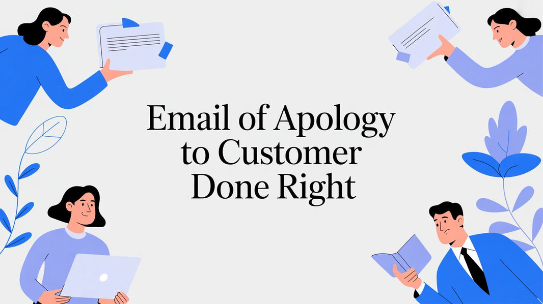Email of Apology to Customer Done Right