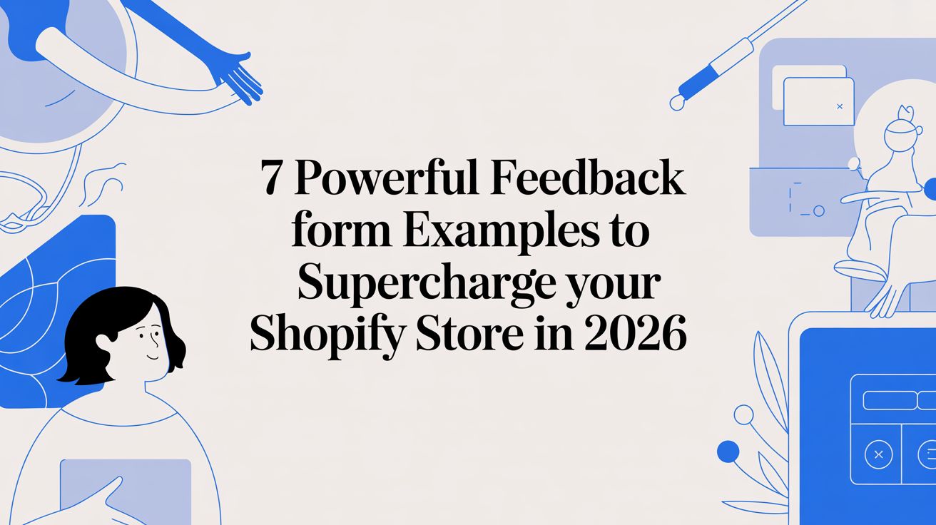 7 Powerful Feedback Form Examples to Supercharge Your Shopify Store in 2026