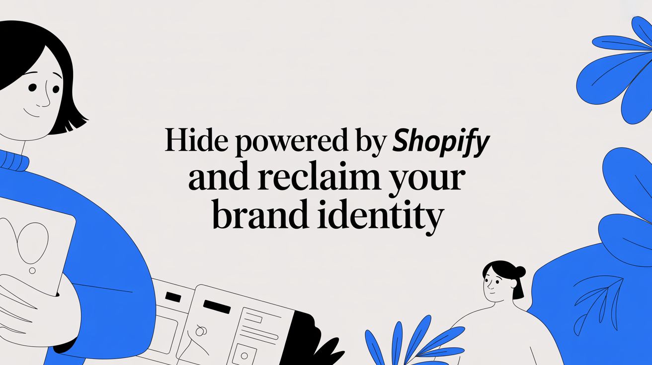 Hide Powered by Shopify and Reclaim Your Brand Identity