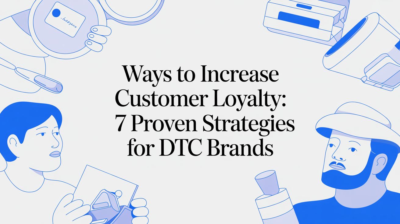 Ways to increase customer loyalty: 7 proven strategies for DTC brands ...